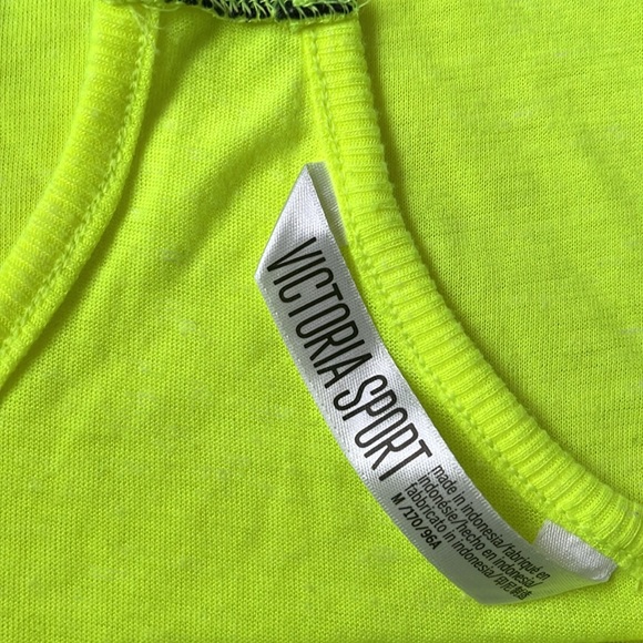 Victoria’s Secret Sport racerback tank highlighter yellow - size medium - Picture 2 of 7